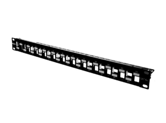Patch Panel Nexxt Cat6A 24P Rack, NAW-PNEL6A24