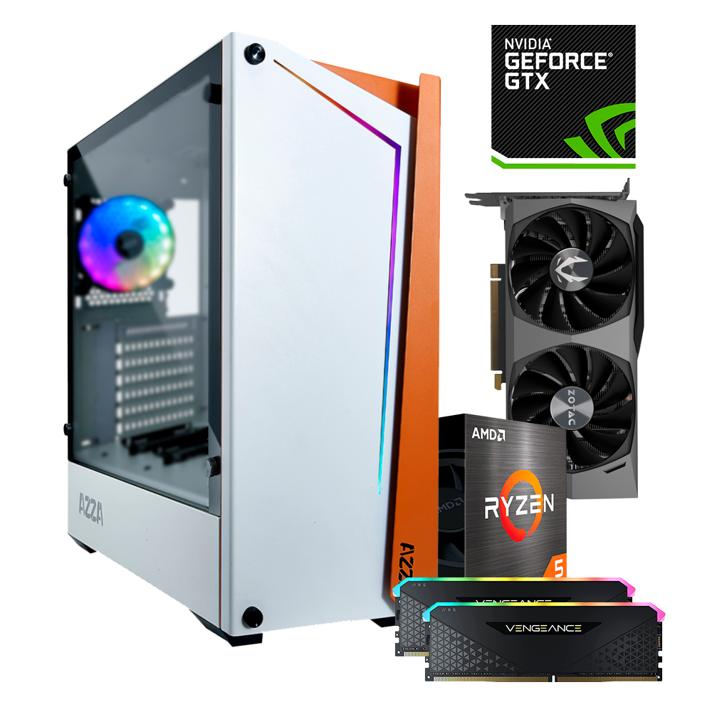 PC APOLO X Ryzen 5600X, RTX 3060 12GB OC, 16GB DDR4, SSD 512GB