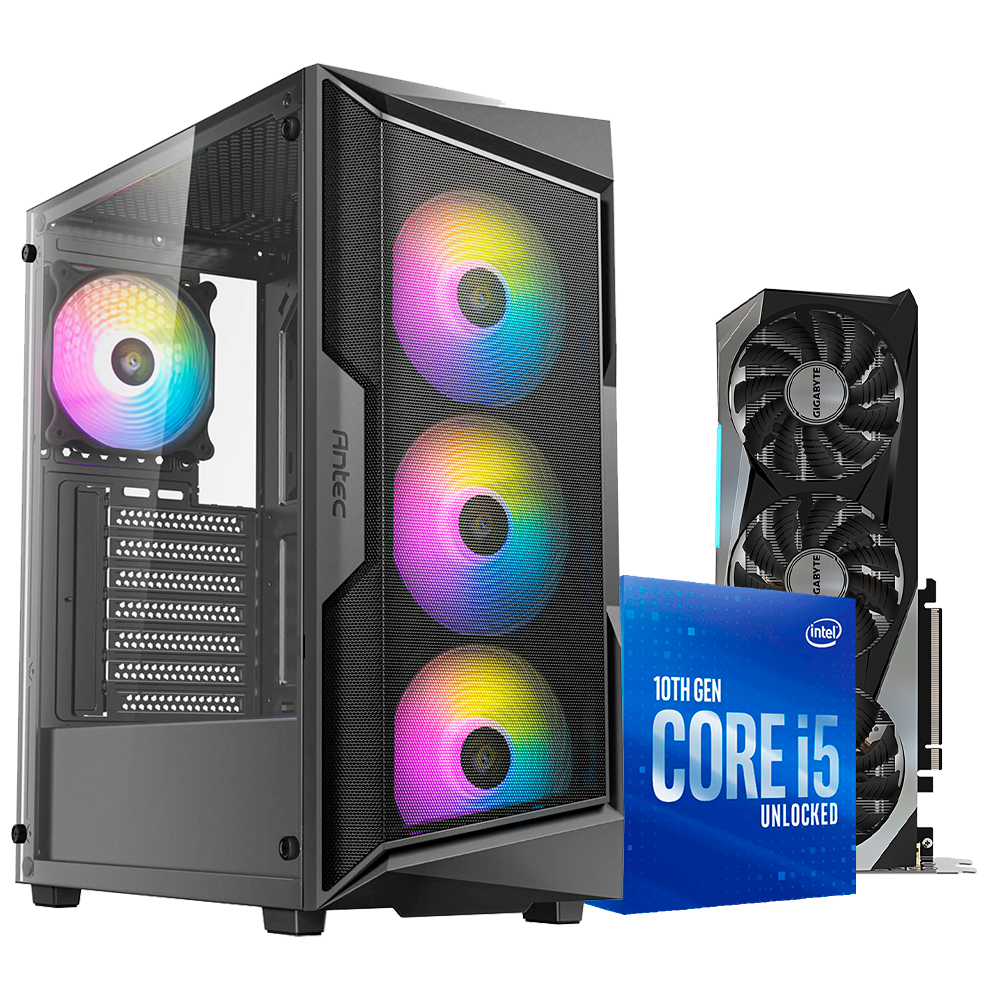 PC DARK ELITE i5-10600KF, RTX 3070 8GB, 16GB DDR4, SSD 1TB.