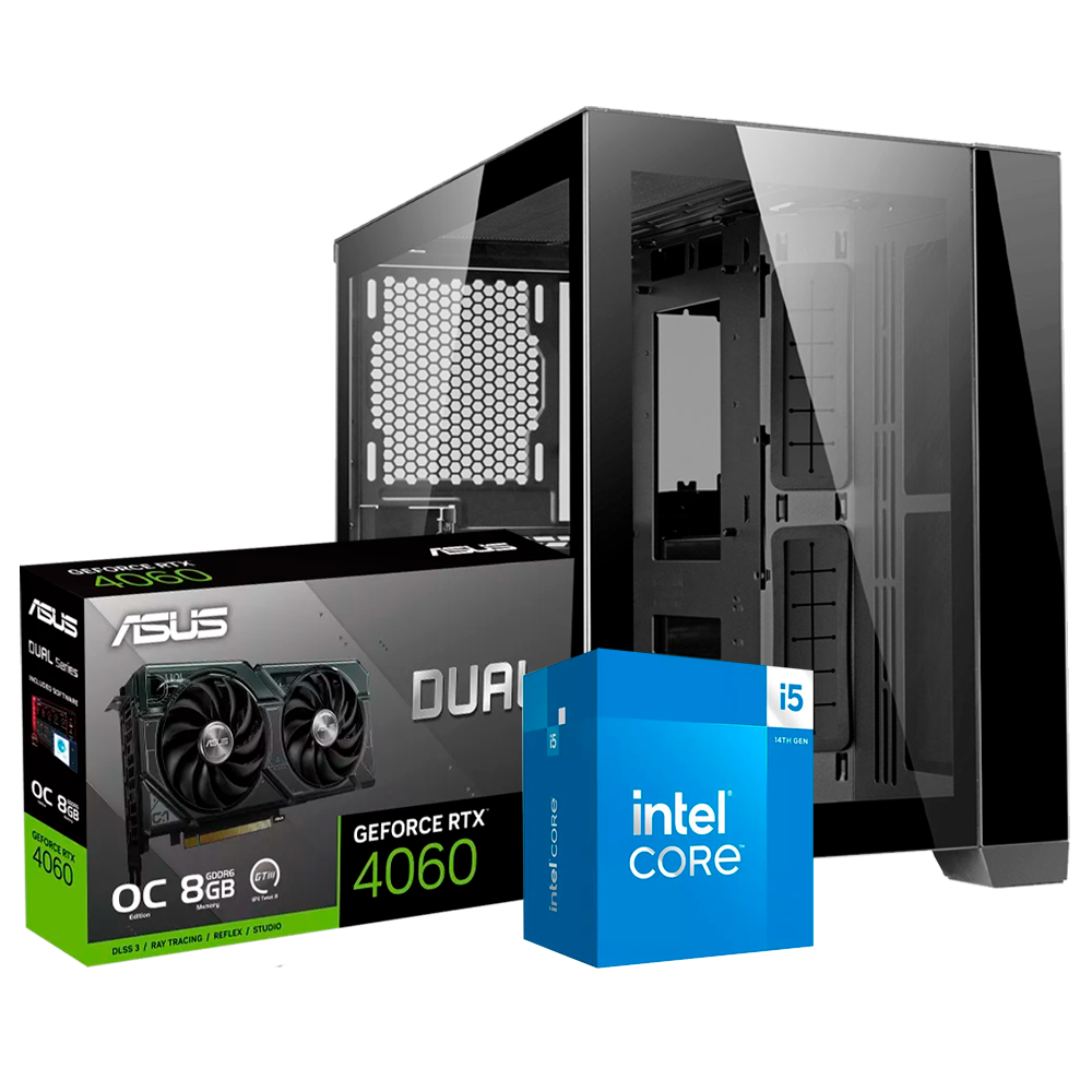 Pc Dynamic i5 14400F, RTX 4060 8GB OC, 16GB DDR4, M.2 512GB, 750W 80+ GOLD