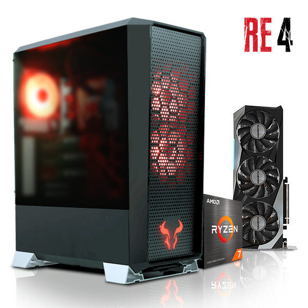 PC EVO GS - RE 4 RYZEN 7 5800X, RTX 3070, 16GB RAM, M.2 512GB.