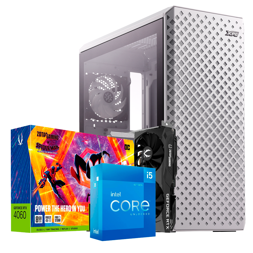 PC GHOST i5 12600K, RTX 4060 8GB OC, 16GB DDR5, M.2 1TB, 650W 80+ BRONCE