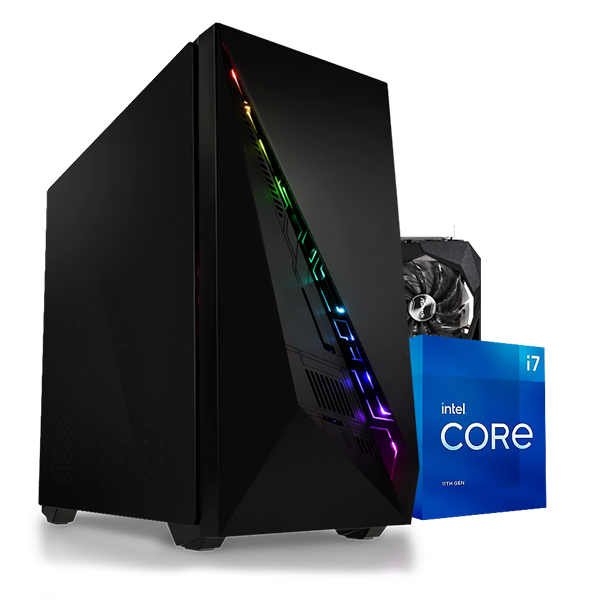 PC Inspire i7-11700f, RX 6600XT 8GB OC, 16GB DDR4, M.2 512GB.