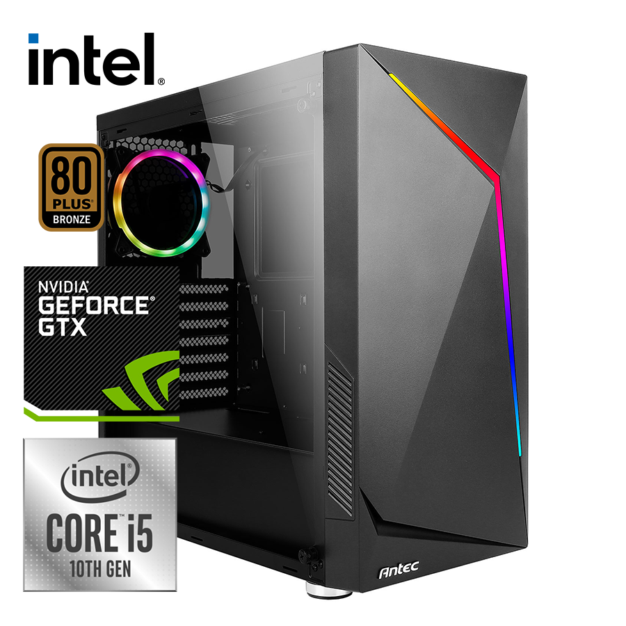 PC NX i5-10400, 8 GB DDR4, M.2 256GB, GTX 1650 4GB, 600 W 80+ Broce