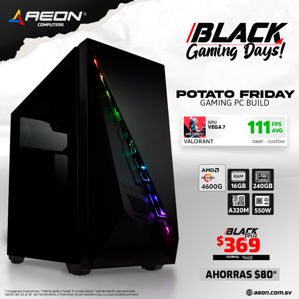 Pc Potato Friday Ryzen 5 4600G