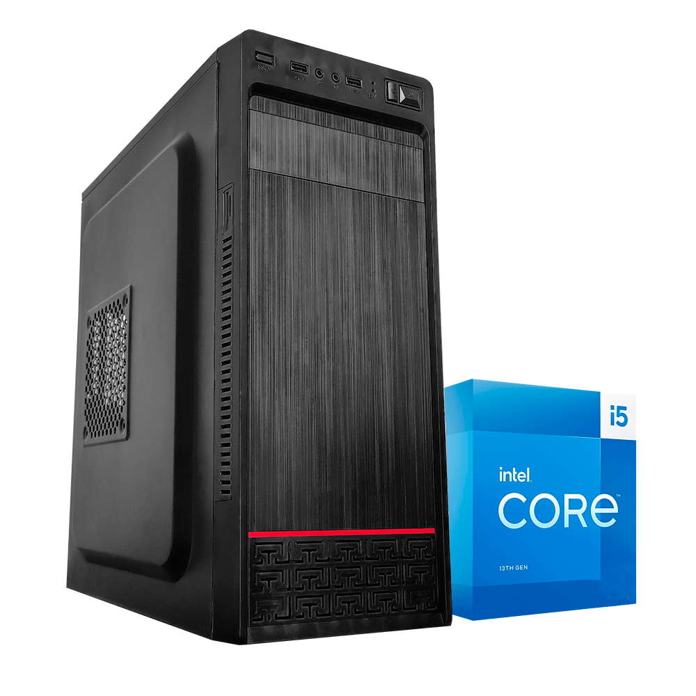 PC Standard | Intel i5-13400 13th, 16GB DDR4, SSD 120GB, 500W, Teclado y Mouse