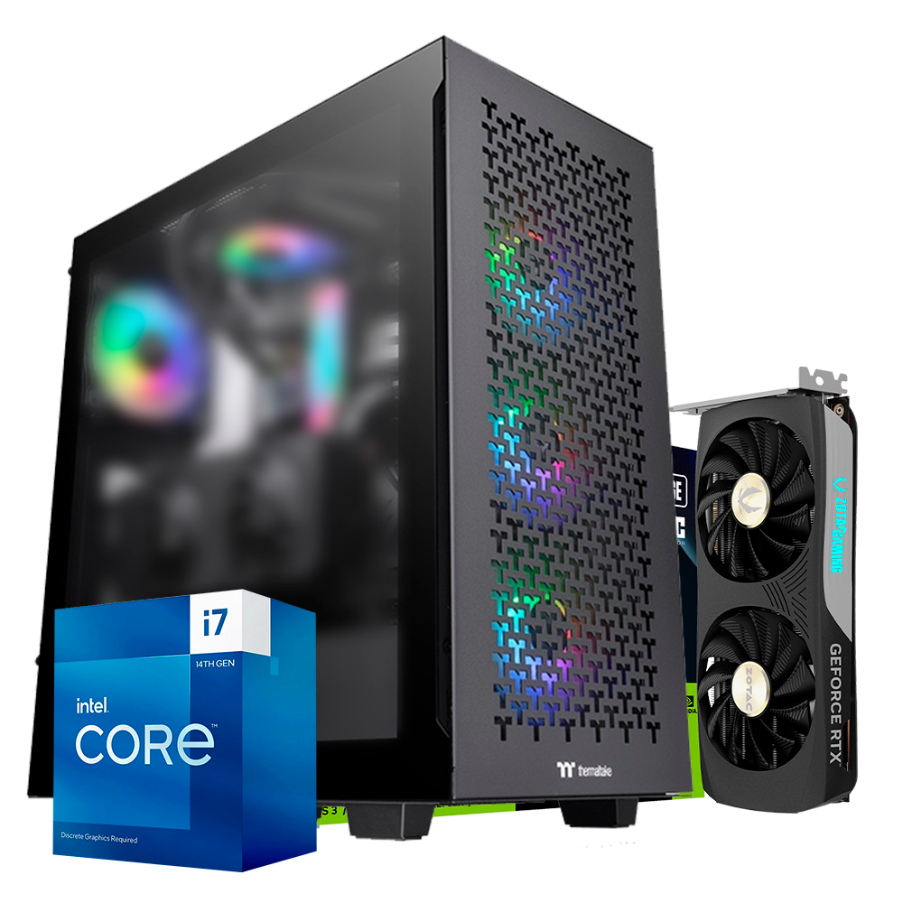 PC V350 PRO i7 14700F, RTX 4070 SUPER 12GB OC, DDR4 32GB, M.2 1TB, 750W 80+ BROCE