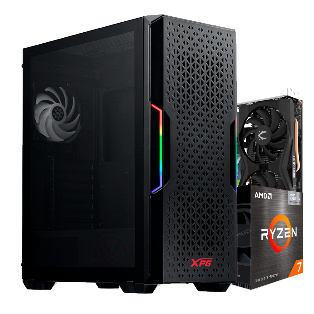PC ZEN Starker G, Ryzen 5700G, 16GB DDR4, 512GB M.2, GTX 1660 Super, 650w 80+