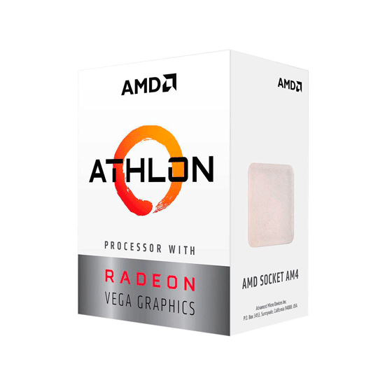 Procesador AMD Athlon 200GE Vega AM4 3.2GHz YD200GC6FBBOX