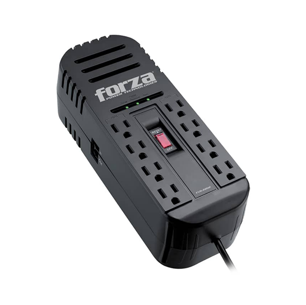 Regulador Forza Voltaje 2200VA/110W AVR  8 Salidas Forza, FVR-2201