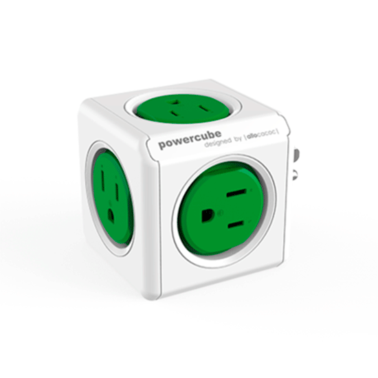 Regulador PowerCube Original Allocacoc 5 salidas - sobretensiones