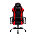 Silla Gamer T-Dagger Mustang, Base Metalica, Apoya Brazo Ajustable, Reclinable T-TC700-RD  Negro/Rojo