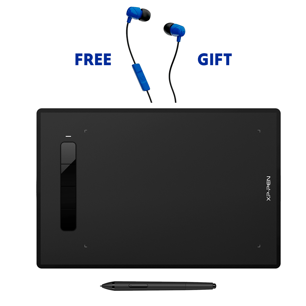 Tableta de dibujo XP PEN Star G960S Plus 9x6"+ Free GIF SkullCandy JIB Wired KT