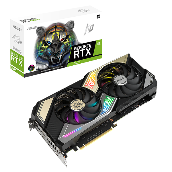 Tarjeta de video Asus KO RTX 3070 8GB OC GDDR6 LHR KO-RTX3070-08G-V