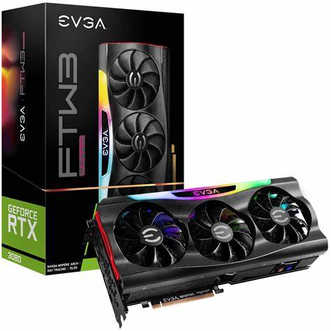 Tarjeta de Video EVGA GeForce RTX 3080 FTW3 ULTRA GAMING, 10G-P5-3897-KR, 10GB GDDR6X, iCX3 ARGB LED, Metal Backplate