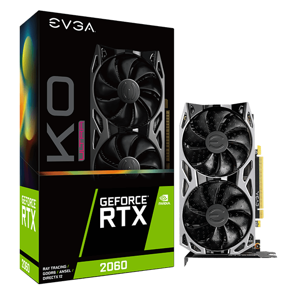 Tarjeta de video EVGA RTX 2060 KO Ultra Gaming 6GB GDDR6