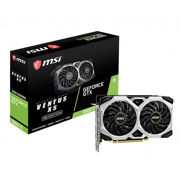 Tarjeta de vídeo MSI GTX 1660 TI VENTUS XS 6G OC