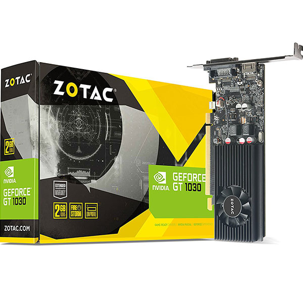 Tarjeta de video NVidia GeForce GT 1030 2GB GDDR5 Zotac