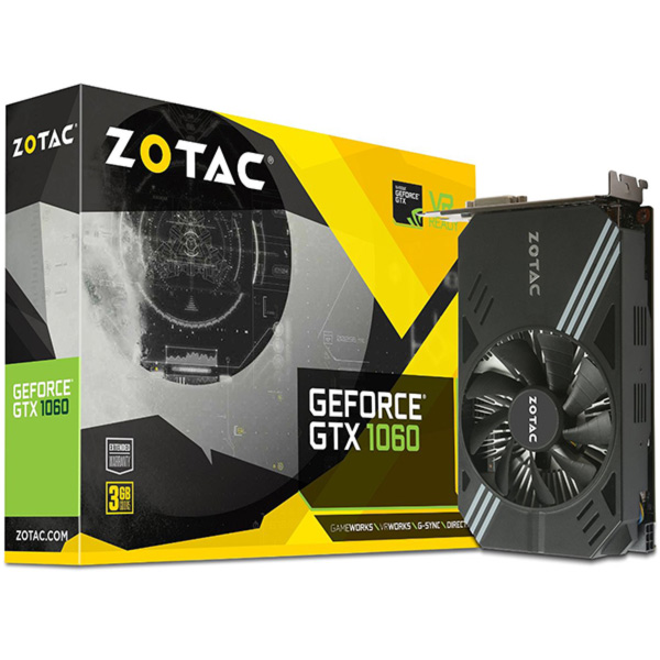 Tarjeta de Video NVidia GeForce GTX 1060 3GB Zotac