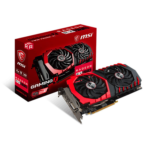 Tarjeta de Video Radeon GAMING X OC RX 570 4GB MSI