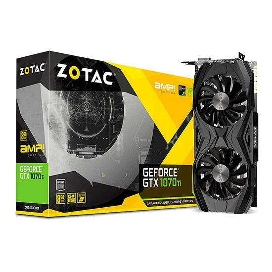 TARJETA DE VIDEO  ZOTAC ZT-P10710C-10P GTX 1070 Ti AMP! 8GB GDDR5X
