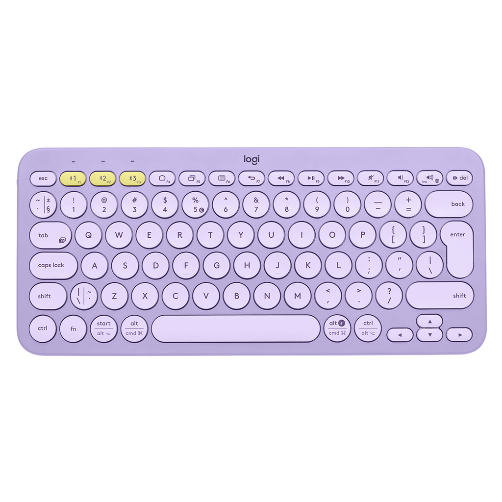 Teclado Logitech K380 Multi-Device BT 3.0, ES Lavanda -  920-011150