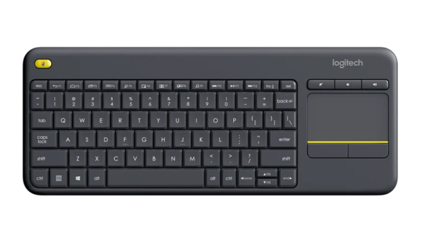 Teclado Logitech Wireless K400 Plus con panel táctil, 920-007119