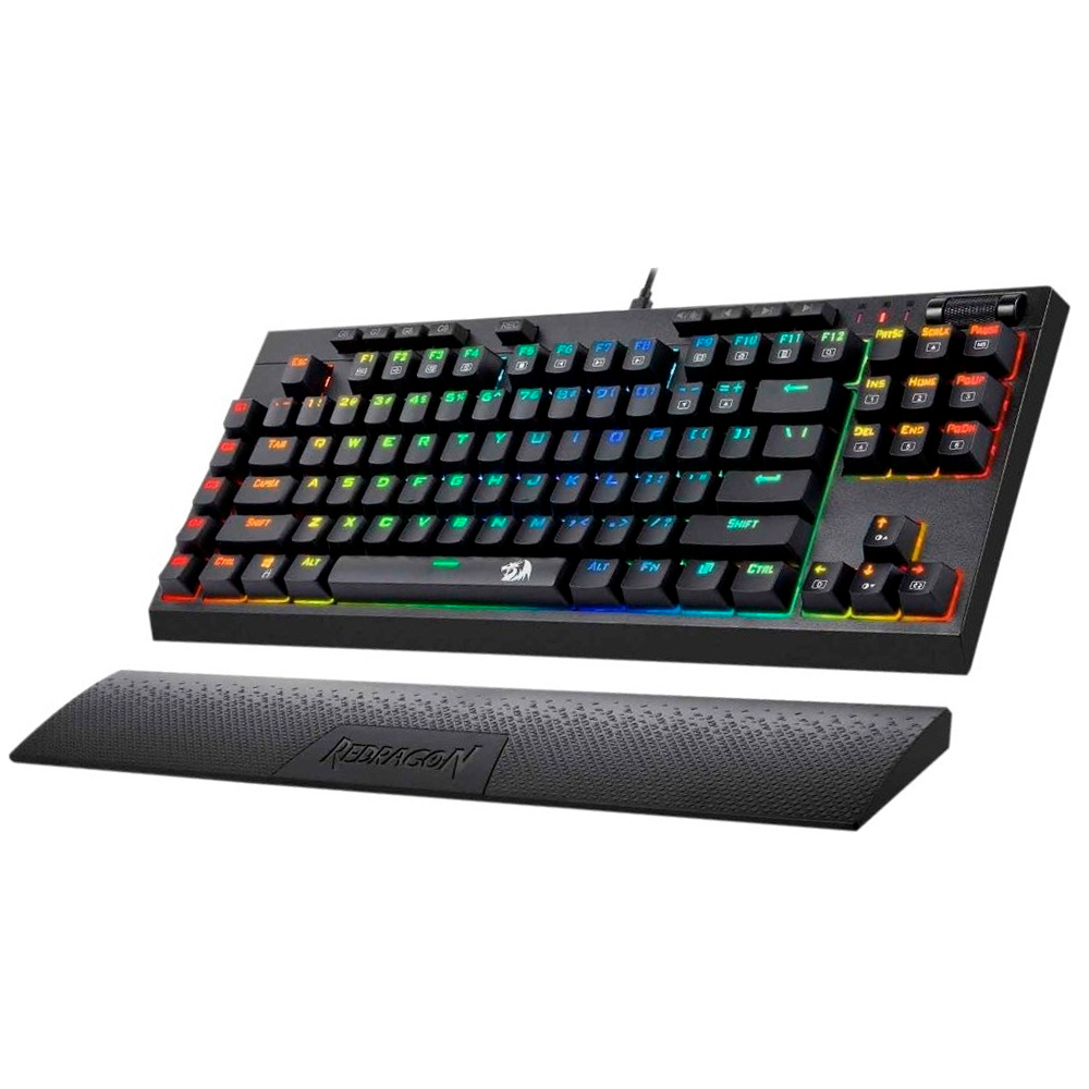 Teclado Mecanico Broadsword RGB Pro Negro TKL, Switch Brown, K588RGB