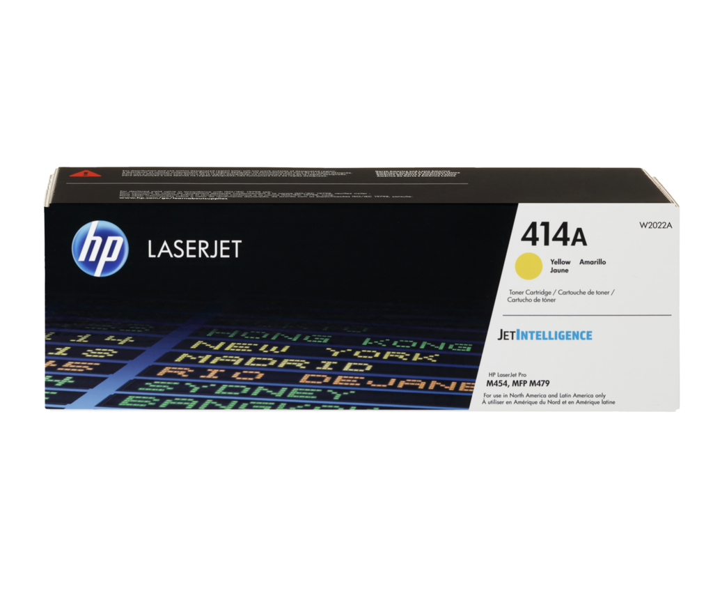 Toner HP 414A Yellow LaserJet Toner Cartridge W2022A