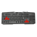 Trust Teclado Gaming Ziva ES USB