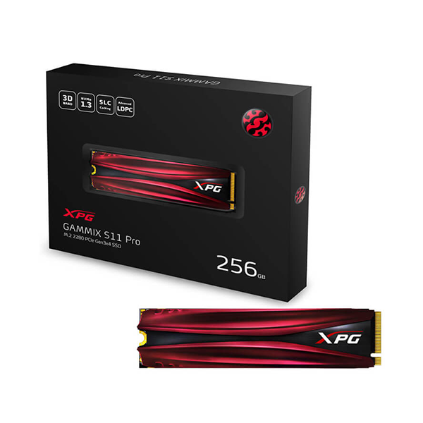 Unidad de estado Sólido ADATA M.2 256GB XPG GAMMIX PRO NVMe AGAMMIXS11P-256GT-C