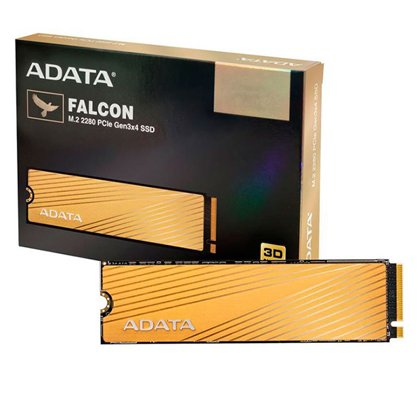 Unidad M.2 ADATA FALCON 256GB PCIe Gen3x4 NVMe SSD, AFALCON-256G-C