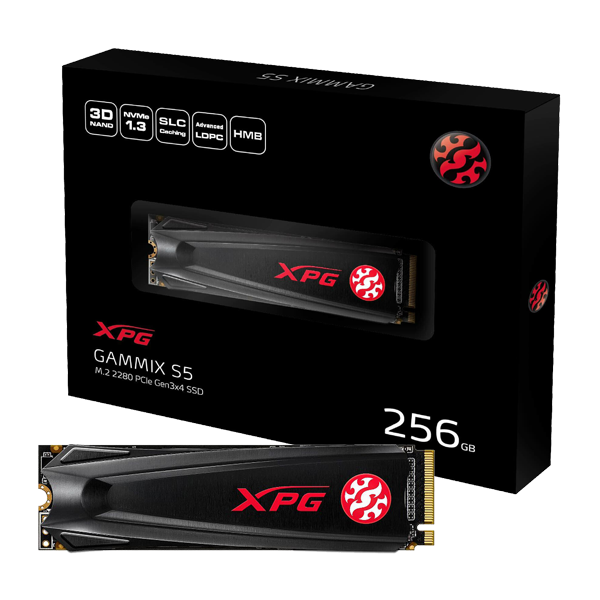 Unidad M.2 ADATA SSD XPG 256GB GAMMIX NVMe AGAMMIXS5-256GT-C