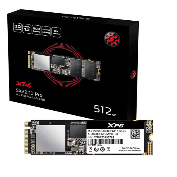 Unidad M.2 SSD Adata XPG ASX8200PNP-512GT-C 512GB