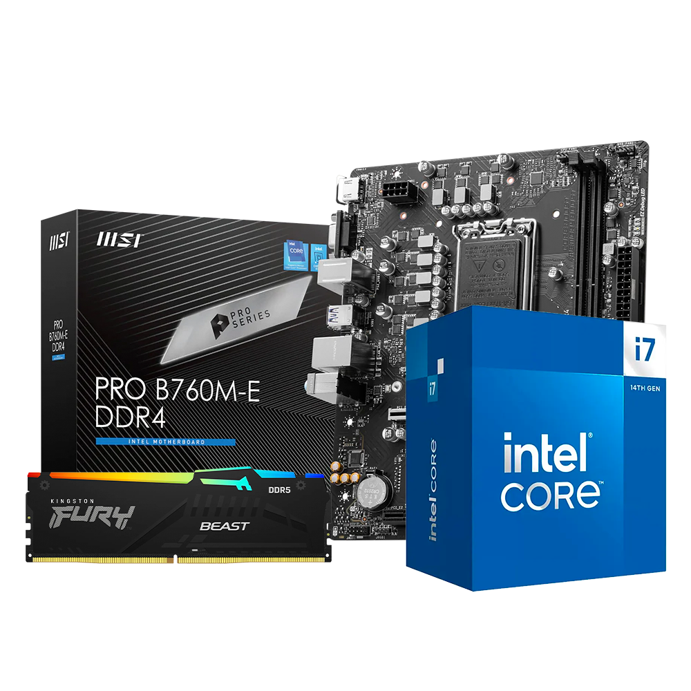 UPGRADE KIT - Intel i7 14700 + B760M-E + 16GB DDR5