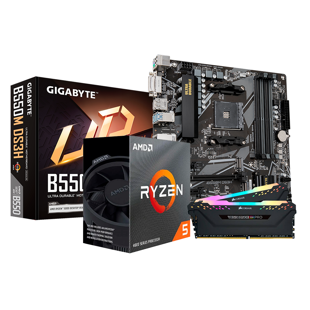 Upgrade Kit Ryzen 5 4500, B550M, 16GB DDR4