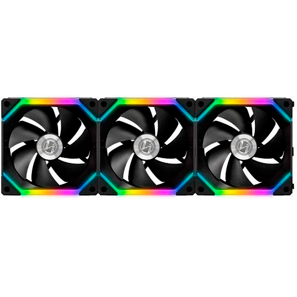 Ventilador UNI SL Lian Li -  L-Connect 120mm RGB Black - SL120-3 G99.12UF3B.00