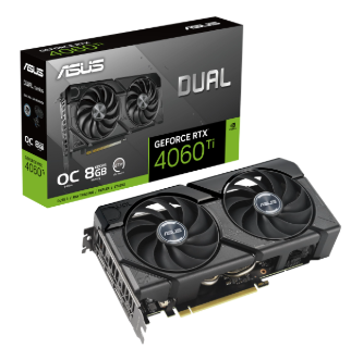 Tarjeta de Video ASUS Dual RTX4060TI-O8G PCI Express 40 NVIDIA, DUAL-RTX4060Ti-O8G-EVO
