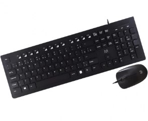 Combo Teclado y Mouse Multilaser USB Esp, TC240ESP