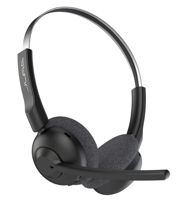 Headset JLAB, Bluetooth, Multipunto 2 dispositivos, 50Hrs., quick mute MIC, Go Work Pop On-Ear Headset PC+MAC+CEL