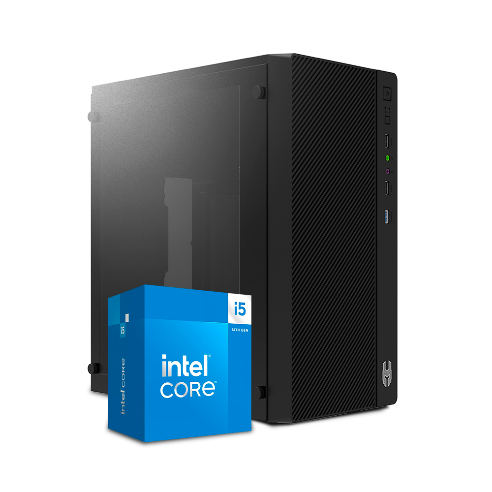 Pc EVO Standard Intel i5-14400, UHD Graphics 730, RAM 16GB DDR4, M.2 256GB, 500W