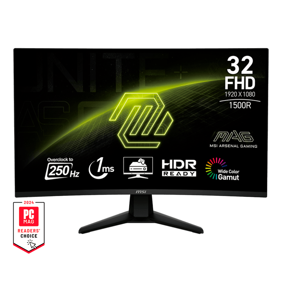 Monitor MSI GAMING 32" VA 1ms 250Hz 1920x1080 FHD 1500 MAG32C6X 
