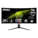 Monitor MSI GAMING VA 34" 1ms 180Hz 2K 3440x1440 Ultrawide 1500R CURVED MAG342CQR E2