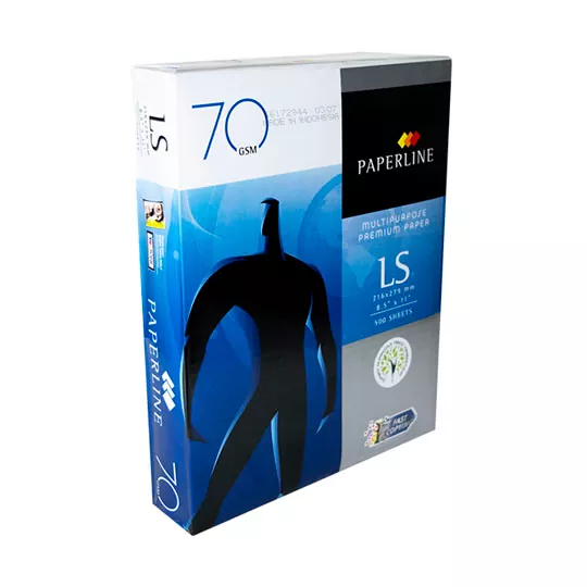 Resma Papel Bond Carta Paperline 70GSM LS, 216 x 279MM 80.5x11IN, 500SHEETS, 85X1170GSM