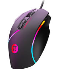 Mouse gaming USB GLADIUS 12800P RGB Negro, PMO-103