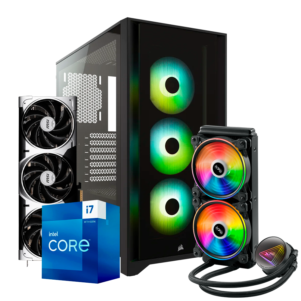 Pc Corsair ICUE intel i7 14700,  RTX 5070 Ti 16GB, RAM DDR5 32GB, SSD M.2 1TB, AIO Levante X 240, 850W 80+