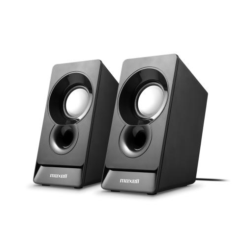 Bocina Maxell SS-150, stereo conexiones: 3.5mm audio, usb p/corriente y adaptador USB C. 