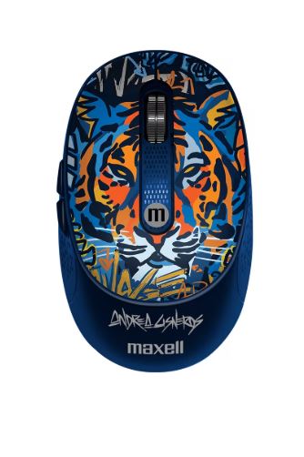 Mouse Inalambrico Maxell, MOWL-320, Limited edition TIGRE, 4000dpi, PC-MAC