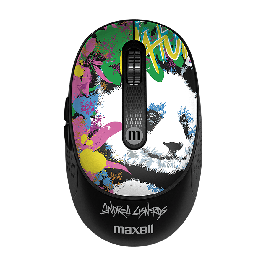 Mouse Inalambrico Maxell, MOWL-320, Limited edition PANDA, 4000dpi, PC-MAC