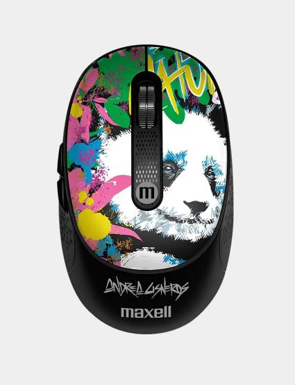 Mouse Inalambrico Maxell, MOWL-320, Limited edition PANDA, 4000dpi, PC-MAC